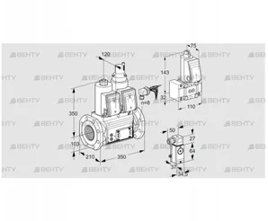 VCS8100F05NLWRE/PPB-/P3PP (88206563) Сдвоенный газовый клапан Kromschroder