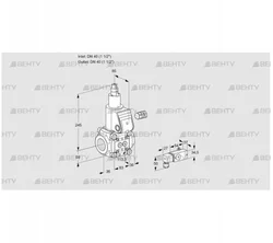 VAS340R/LW (88032145) Газовый клапан Kromschroder