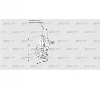 VAS240/-R/NKGR (88007635) Газовый клапан Kromschroder