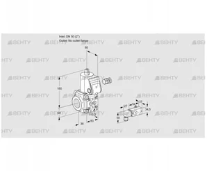 VAS350/-R/NW (88012045) Газовый клапан Kromschroder