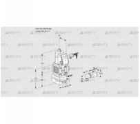 VAG1-/25R/NWAE (88011990) Газовый клапан с регулятором соотношения Kromschroder