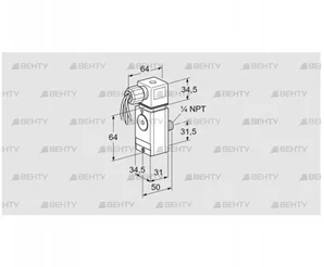 DG 110VCT6-6WG (84448441) Датчик-реле давления газа Kromschroder