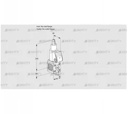 VAS3T-/LW (88031473) Газовый клапан Kromschroder