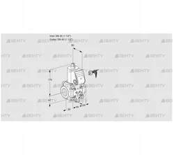 VAS240R/NK (88011834) Газовый клапан Kromschroder