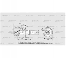 BICA 65HM-100/135-(72)D (84022026) Газовая горелка Kromschroder