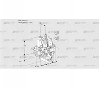 VCH2E25R/40R05NHEVWR3/PPPP/PPPP (88101882) Клапан с регулятором расхода Kromschroder