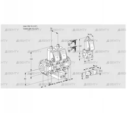 VCH1E15R/15R05F2NHEVWR6/3-PP/BSPP (88105295) Клапан с регулятором расхода Kromschroder