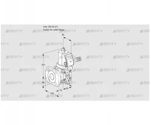 VAS350/-F/NWGR (88029680) Газовый клапан Kromschroder