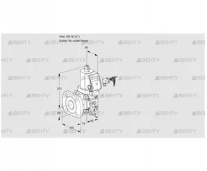 VAS350/-F/NWSR (88019039) Газовый клапан Kromschroder