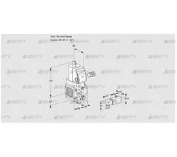 VAS2-/40R/NQSR (88032802) Газовый клапан Kromschroder