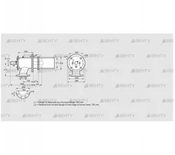 ZIC 165RB-700/735-(17)D (84199012) Газовая горелка Kromschroder