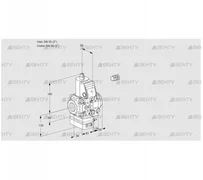 VAD3E50R/50R05D-50VWR/PP/PP (88106083) Газовый клапан с регулятором давления Kromschroder