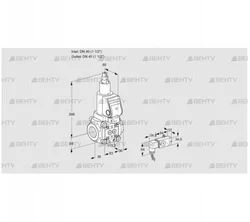 VAS3T40N/LQGR (88015911) Газовый клапан Kromschroder