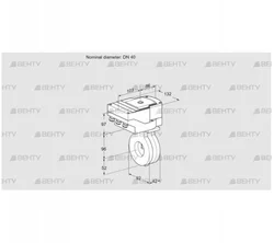 IBA40Z05/20-60W3TR10 (88301043) Дроссельная заслонка Kromschroder