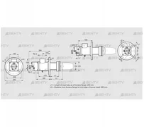 BIC 100RGL-250/285-(77)ER (84033533) Газовая горелка Kromschroder