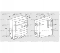 BCU460W2P2C1D1000K1E1-/LM400WF1O0E1- (88680356) Блок управления горением Kromschroder