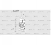 VAG1T-/15N/NQGRBA (88017513) Газовый клапан с регулятором соотношения Kromschroder