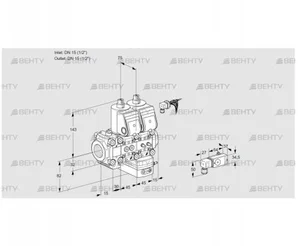 VCD1E15R/15R05F2ND-25WR/2-MM/PPMM (88101052) Регулятор давления Kromschroder