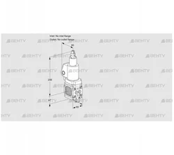 VAS2T-/LKGL (88029780) Газовый клапан Kromschroder