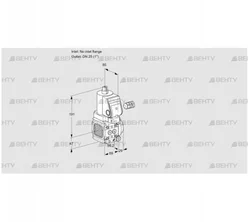 VAS2-/25R/NWSR (88032840) Газовый клапан Kromschroder