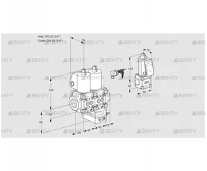 VCD1E20R/20R05ND-50WL/PPZS/PPPP (88107801) Регулятор давления Kromschroder