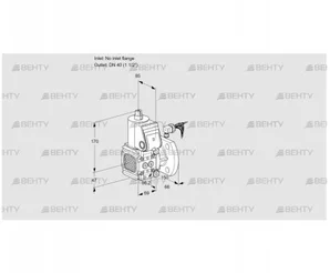 VAS2-/40F/NW (88020768) Газовый клапан Kromschroder