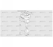 IBHR80Z01A/40A2DR10 (88303216) Дроссельная заслонка Kromschroder