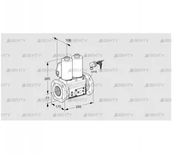 VCS665F05NNKLE/PPPP/PPPP (88207785) Сдвоенный газовый клапан Kromschroder