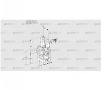 VAD115R/NK-100B (88021184) Газовый клапан с регулятором давления Kromschroder