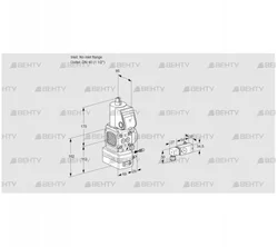 VAG2-/40R/NWAE (88032147) Газовый клапан с регулятором соотношения Kromschroder