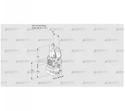 VAG2-/40R/NWAN (88018314) Газовый клапан с регулятором соотношения Kromschroder