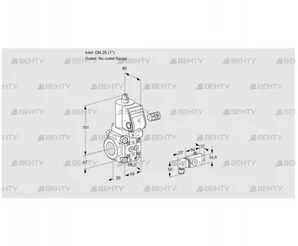 VAS225/-R/NKSR (88032541) Газовый клапан Kromschroder