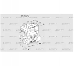 IFC350/50F05-40PPPP/20-30W3E-I (88303643) Регулирующий клапан с сервоприводом Kromschroder