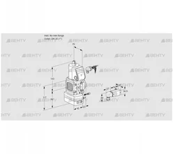 VAG1-/25R/NWAE (88028699) Газовый клапан с регулятором соотношения Kromschroder