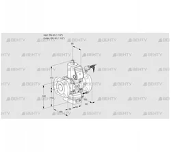 VAG240F/NWAE (88031614) Газовый клапан с регулятором соотношения Kromschroder