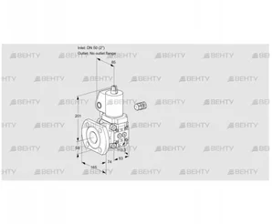 VAS350/-F/NKGL (88030593) Газовый клапан Kromschroder