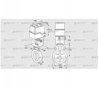 IDR200Z03D100AU/50-60W30E (88303397) Дроссельная заслонка Kromschroder