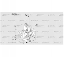 VAG3E50F/50F05GEVWR/PP/PP (88107502) Газовый клапан с регулятором соотношения Kromschroder