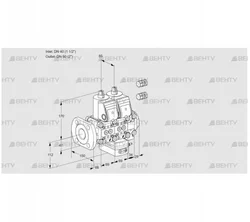 VCH2E40F/50R05NHEVWR3/PPPP/PPPP (88102588) Клапан с регулятором расхода Kromschroder