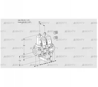 VCH2E40R/40R05NHEVQSR3/PPPP/PPPP (88107111) Клапан с регулятором расхода Kromschroder