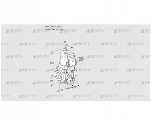 VAN120R/NPSR (88031800) Сбросной газовый клапан Kromschroder