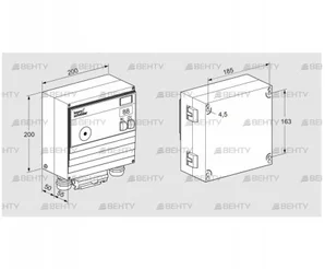 BCU465-10/1LW3GBPA (88612376) Блок управления горением Kromschroder