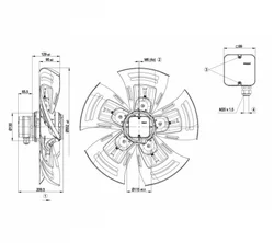 Осевой вентилятор ebmpapst A4D560AO0302