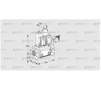 VCS8100F05NLWSRB/PPPP/PPPP (88203804) Сдвоенный газовый клапан Kromschroder