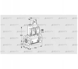 VCS8100F05NLWSR3B/PPPP/PPPP (88203964) Сдвоенный газовый клапан Kromschroder