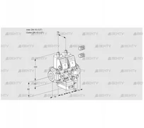 VCH1E15R/15R05NHEVWR3/PPPP/PPPP (88103226) Клапан с регулятором расхода Kromschroder