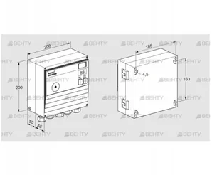 BCU465-5/1LW3GBAC (88613426) Блок управления горением Kromschroder