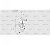 VAD115R/NK-25B (88000523) Газовый клапан с регулятором давления Kromschroder