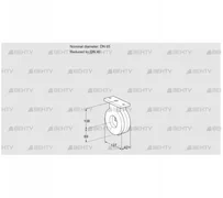 BVA65/40Z05 (88300115) Дроссельная заслонка Kromschroder