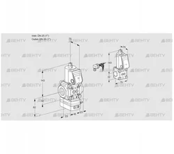 VAG1E25R/25R05GEWR/PP/ZS (88102860) Газовый клапан с регулятором соотношения Kromschroder